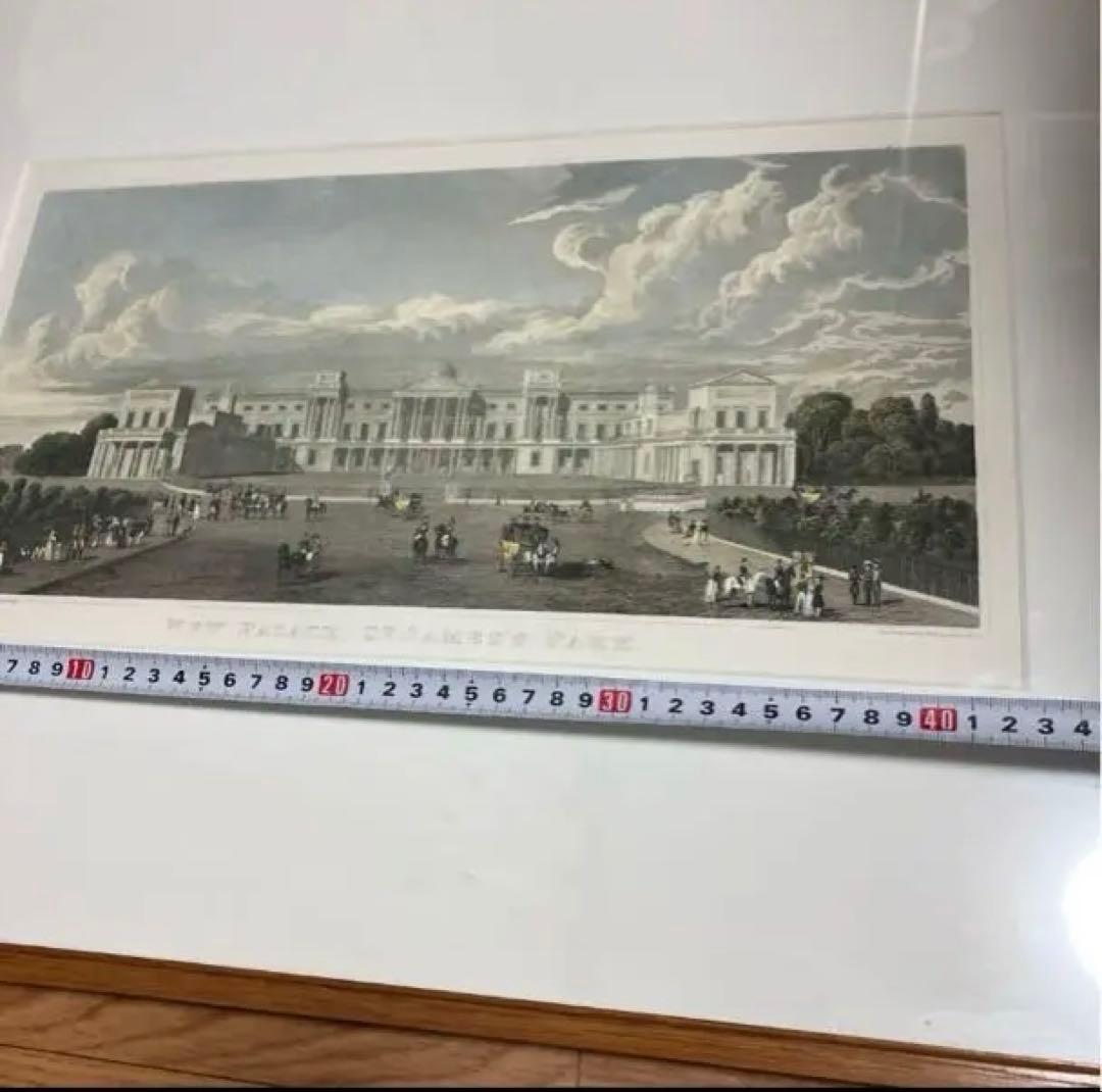 アンティーク版画 リトグラフNEW PALACE ST JAMES PARK