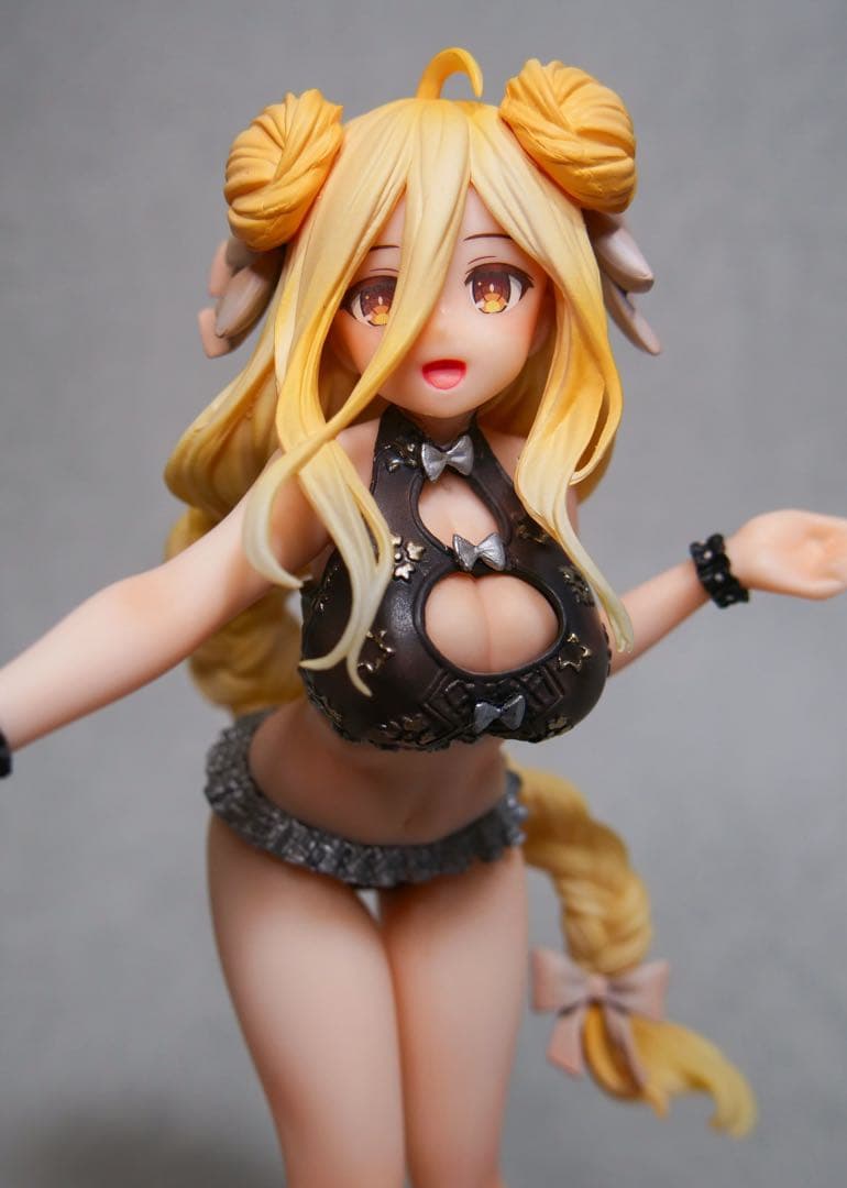 【リペイント】 Coreful フィギュア 星宮六喰 水着ver 黒イメージ