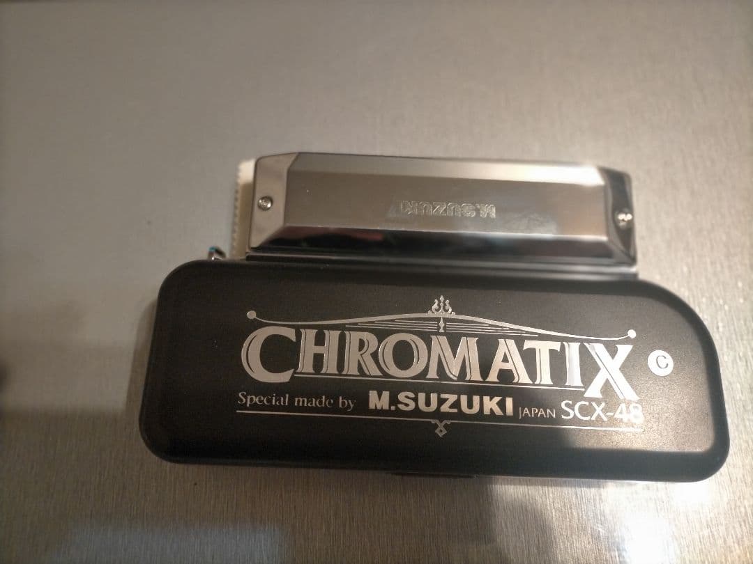 suzuki クロマティックハ−モニカ　scx-48 スライドオイルつき