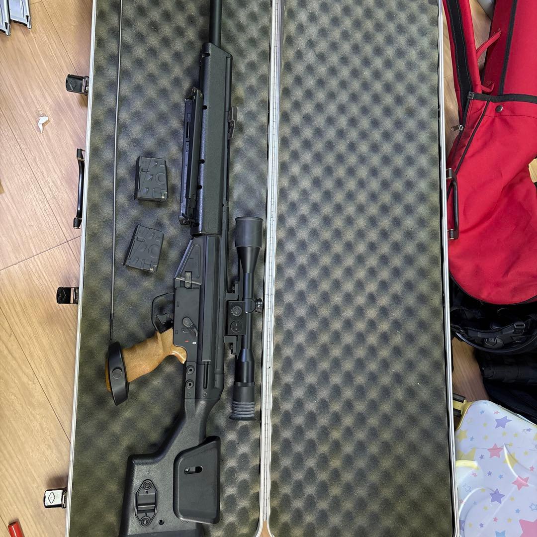 東京マルイ PSG-1 電動ガン　動作確認済　ガンケース　マガジン2個