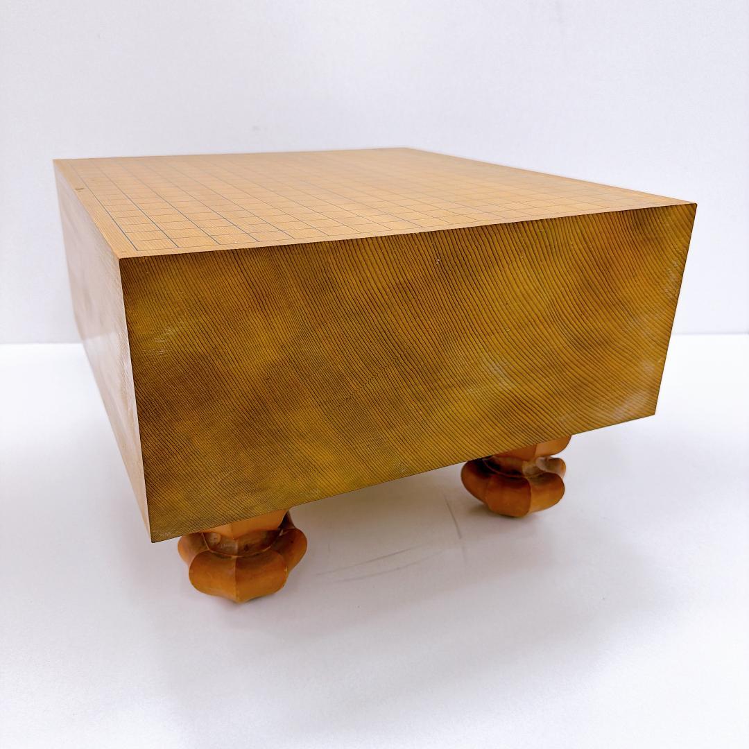 【美品】本榧 囲碁盤　脚付き　青山碁盤店　布付き　囲碁 送料込み