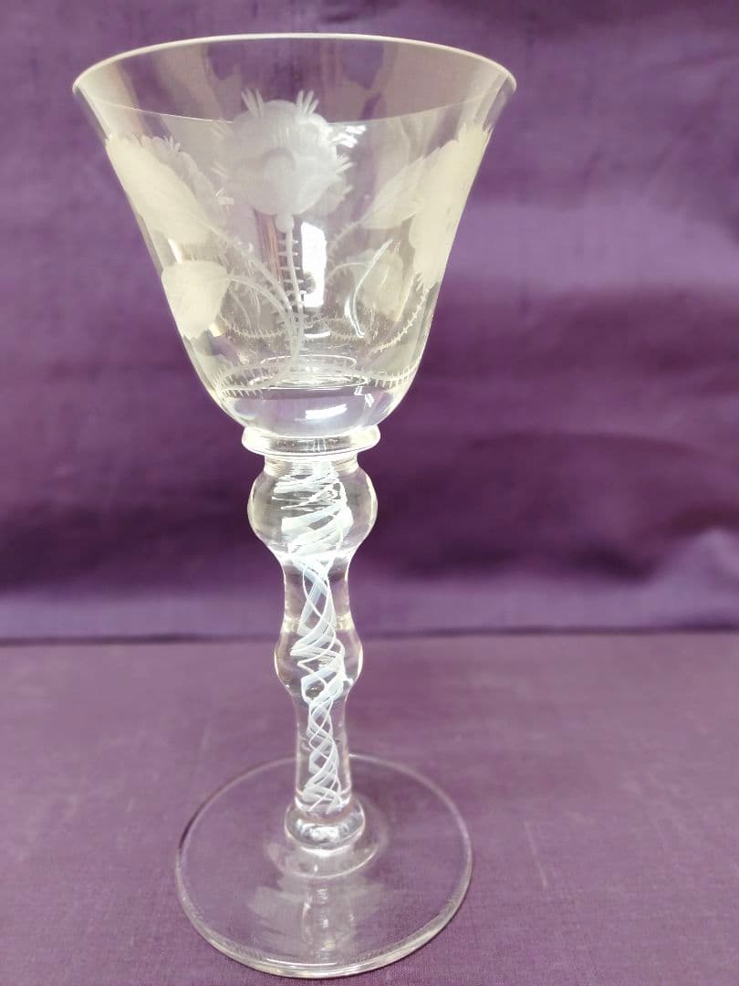 ま*る様 【最終お値引きです】ベネチア【ツイストグラス】バカラ　ガラス　ワイン