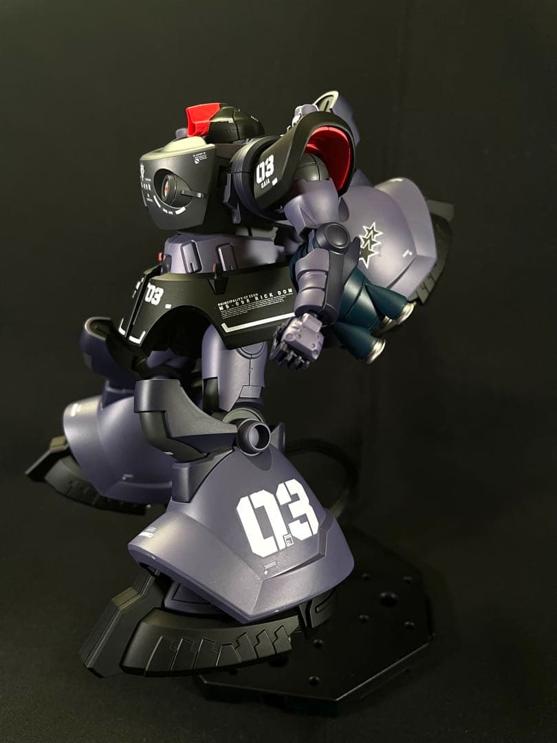 TOM106様　製作依頼ページ　HG リックドム 全塗装 完成品　3機セット