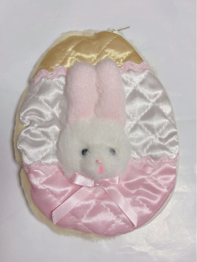 fancyうさぎ ポーチ 作家 フェルト ぬいぐるみ テディベア ハンドメンド