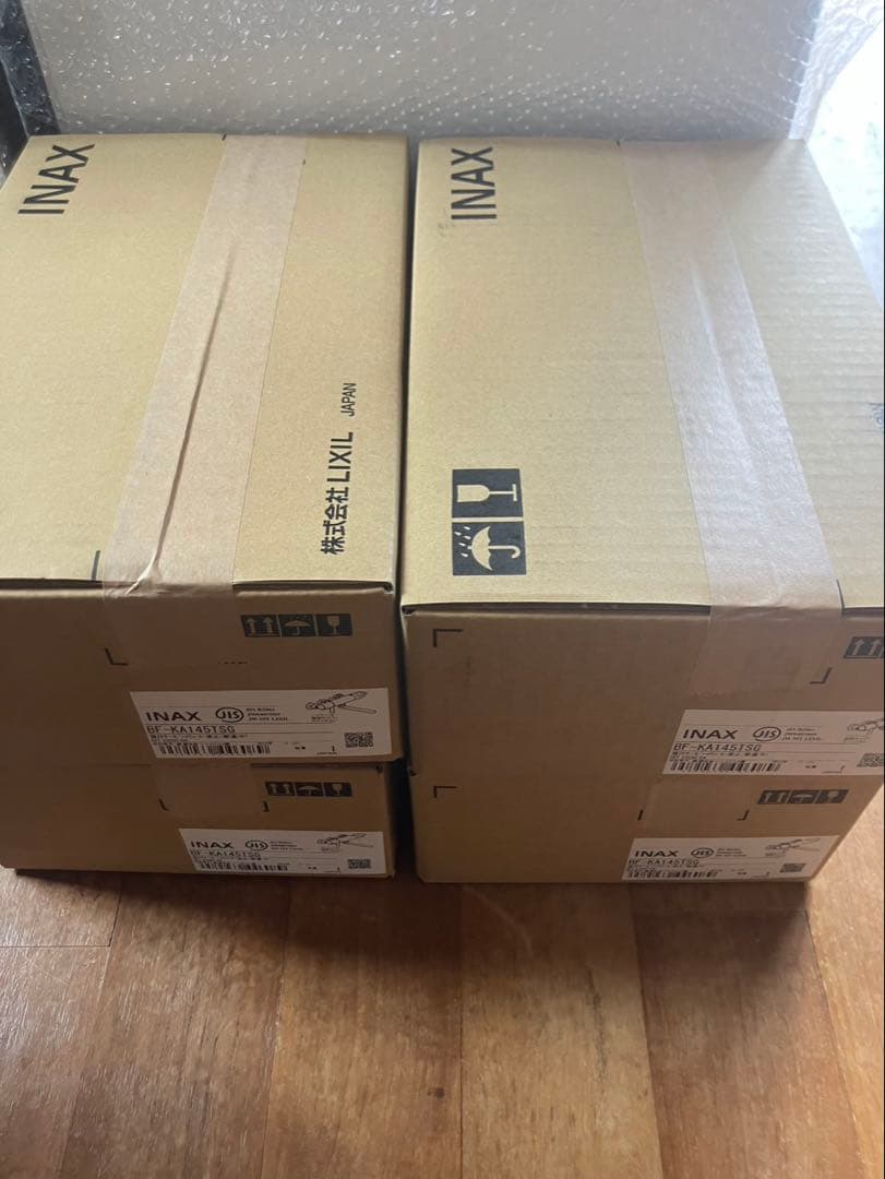 4個セットシャワーバス水栓　BF-KA145TSG