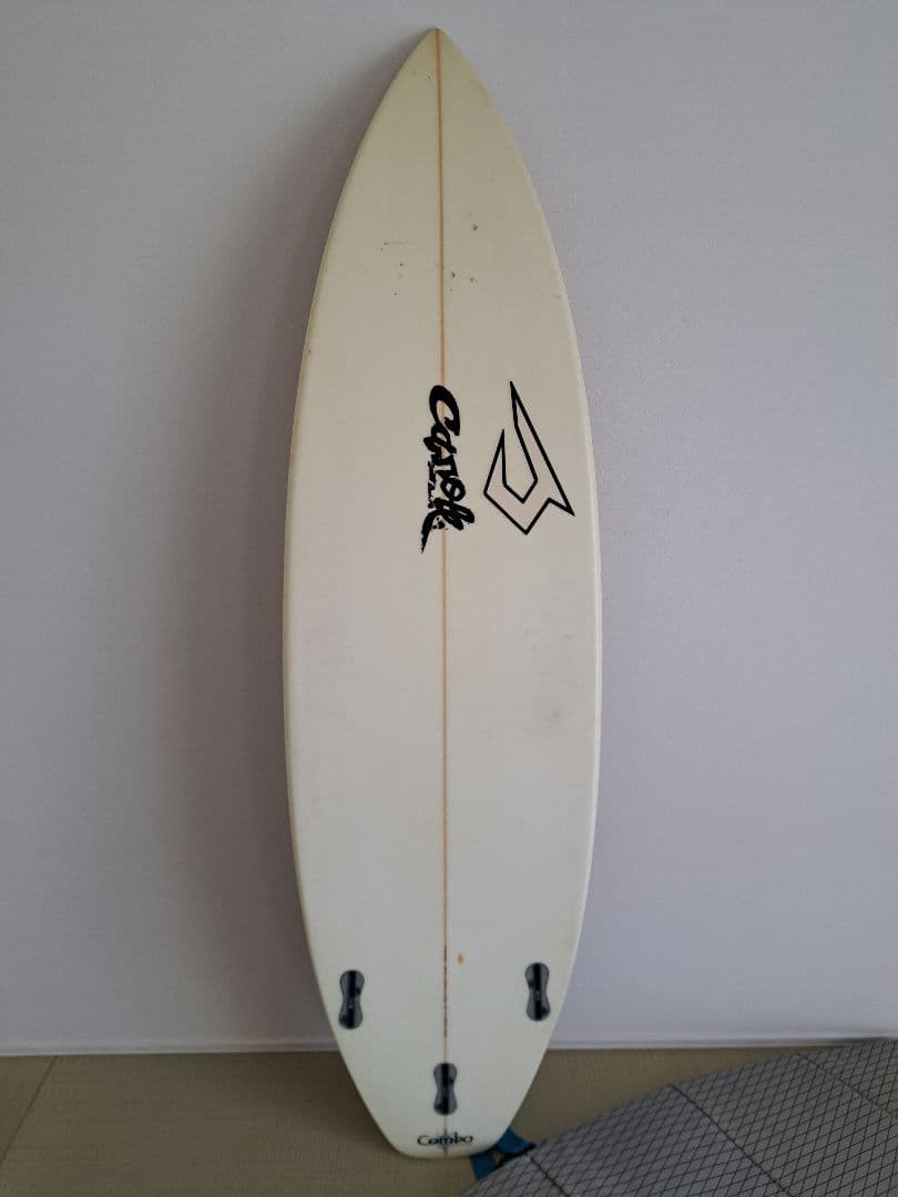 サーフボード　JUSTICE Carroll　トライフィン　ハードケース 付き