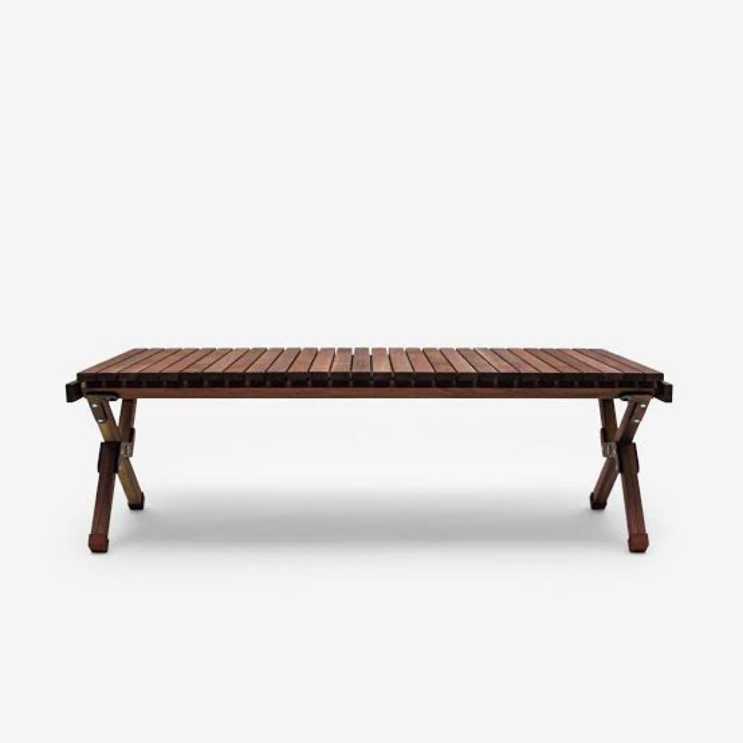 ま*ー様 what we want ロールテーブル　ウォールナット　大