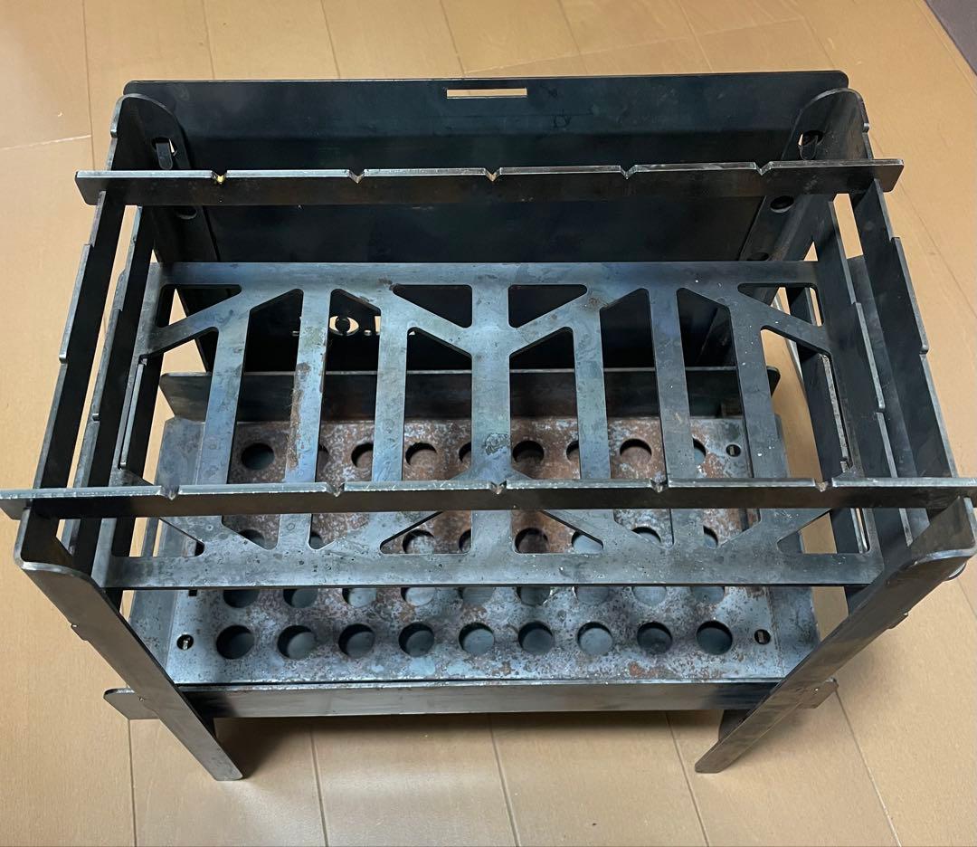 M.O.L 焚き火台 M＋グリル台＋ロストル＋串台付きセット 日本製