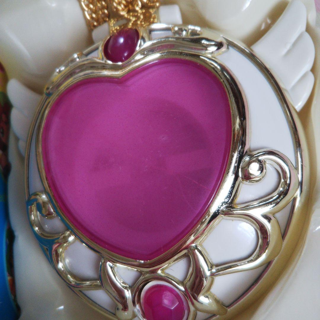 ウエディングピーチセントミロワールコンパクトメッキハート箱付き激レア魔女っ子玩具