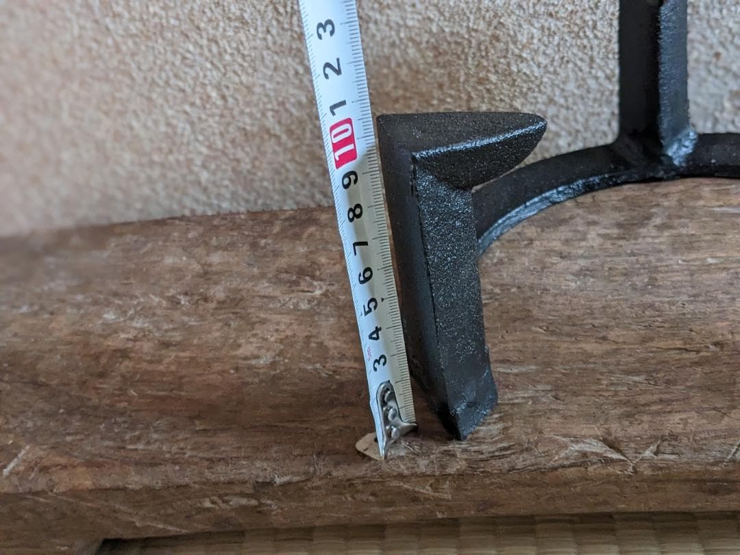 【人気商品　五徳大2個】五徳　鉄製　三ツ爪 五徳大　 約7寸　火鉢 鉄 風炉