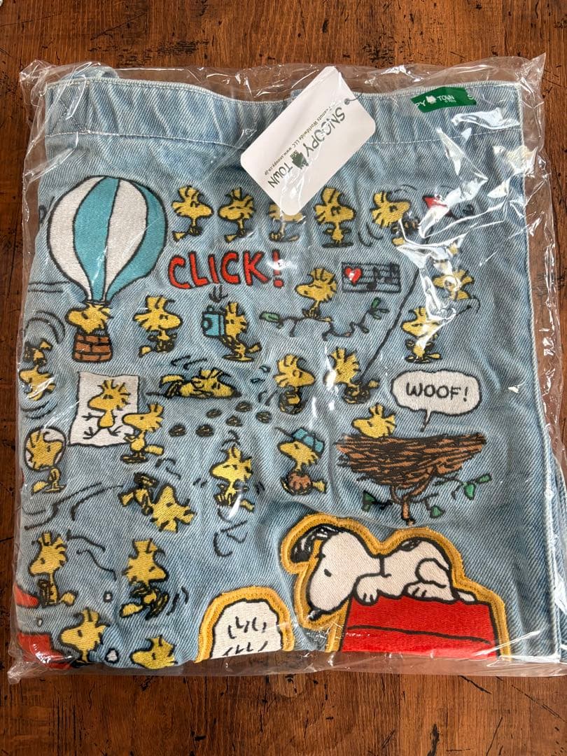 ウッドストックフェア 75周年刺繍デニムバック