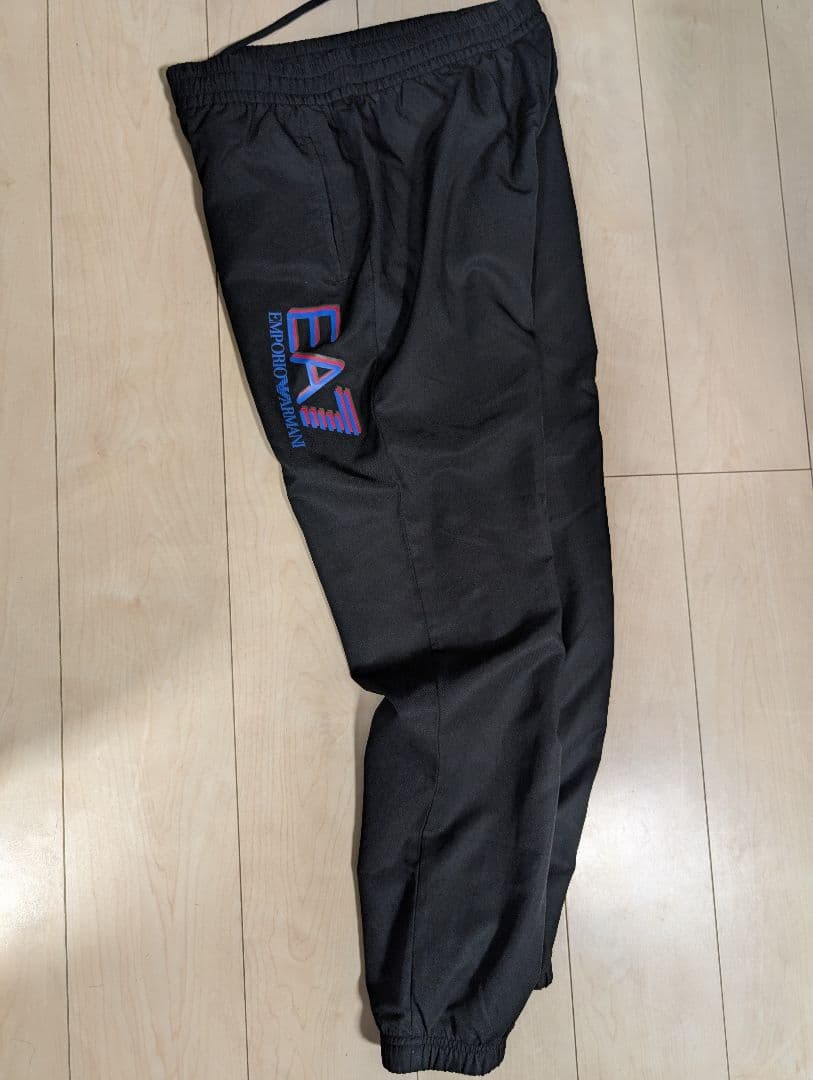 EA7 ブラックジャージ上下セット US:M寸 JP:L相当