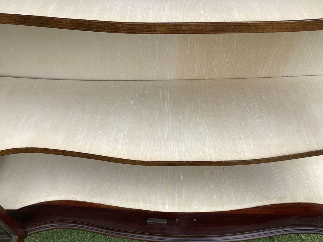 [たーぼう] イギリスアンティーク　キャビネット　ショーケース