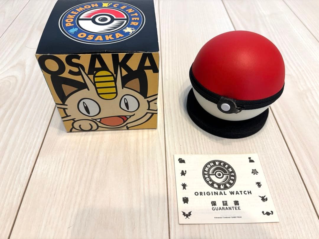ポケモンセンター大阪、オープン記念・腕時計。未使用美品。25年以上前の希少品