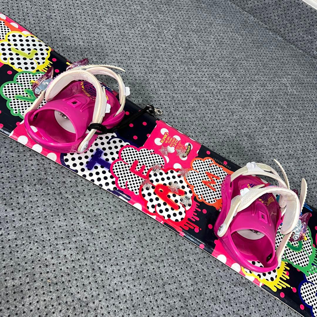 １０回使用 キッズスノーボード 120cm IGNIO×バイン×ブーツ