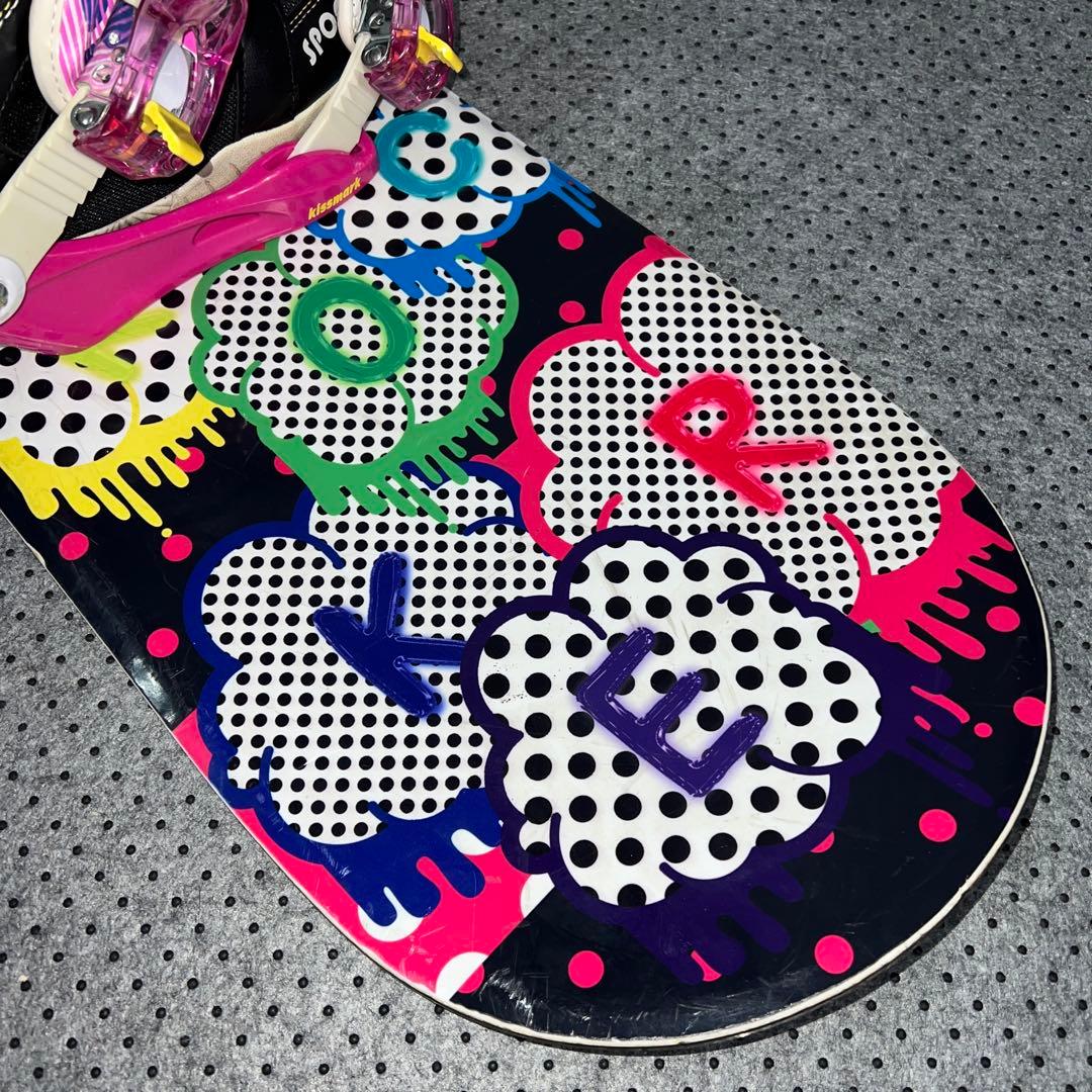 １０回使用 キッズスノーボード 120cm IGNIO×バイン×ブーツ