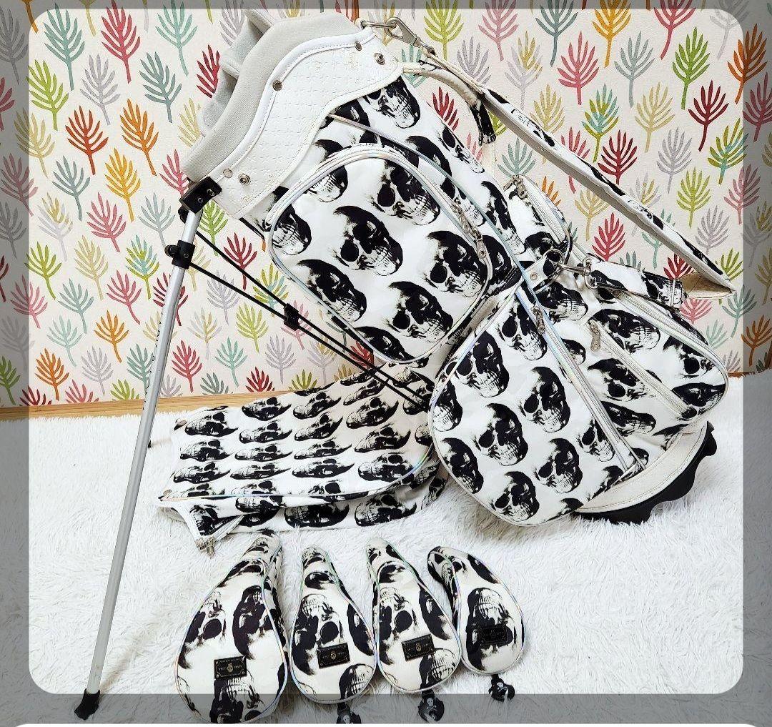 【激レア】MARK&LONA マークアンドロナ スカル柄 キャディバッグ