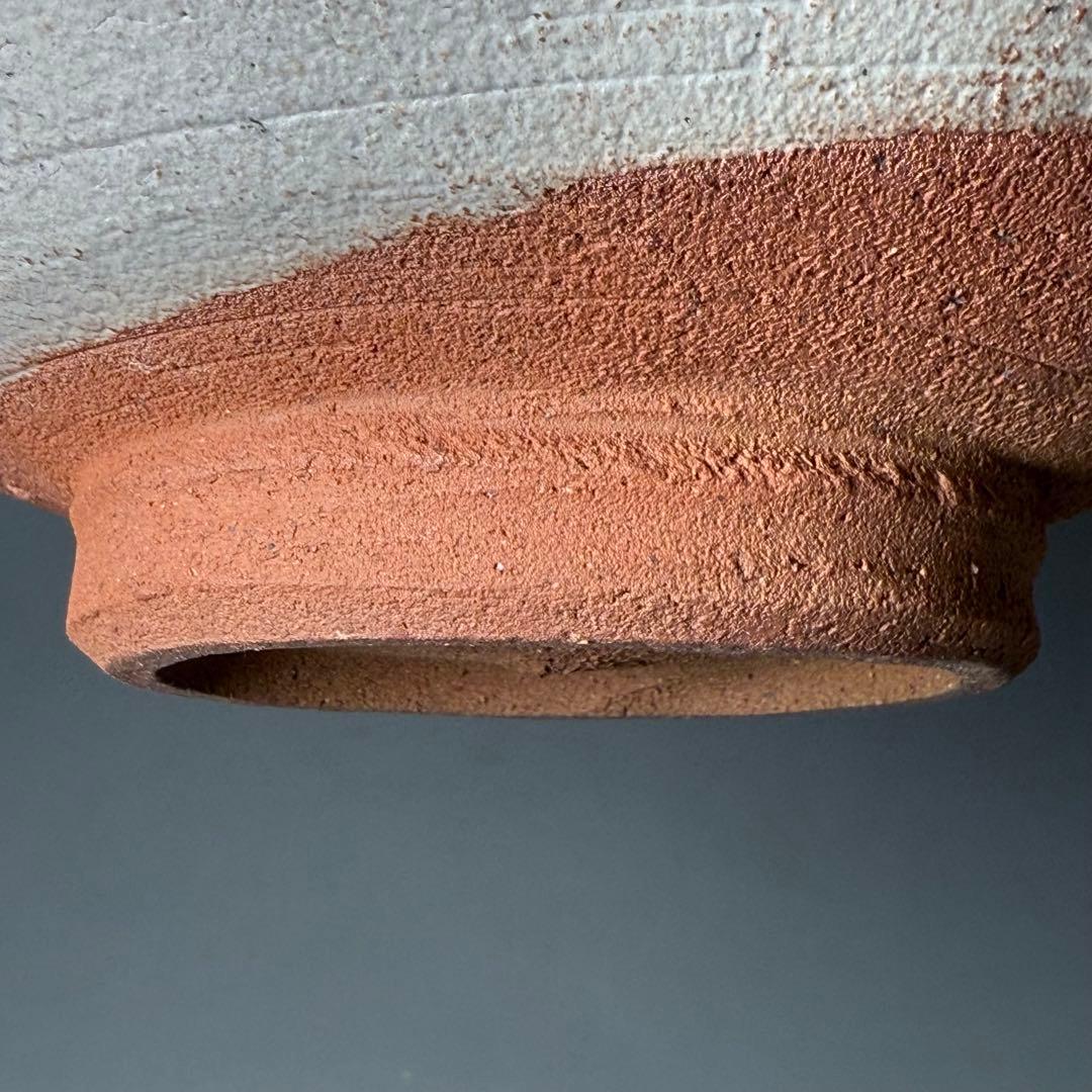 西岡小十　自作　絵唐津壺水指　共箱　共布　栞　家元旧蔵品　茶道具　芸術品