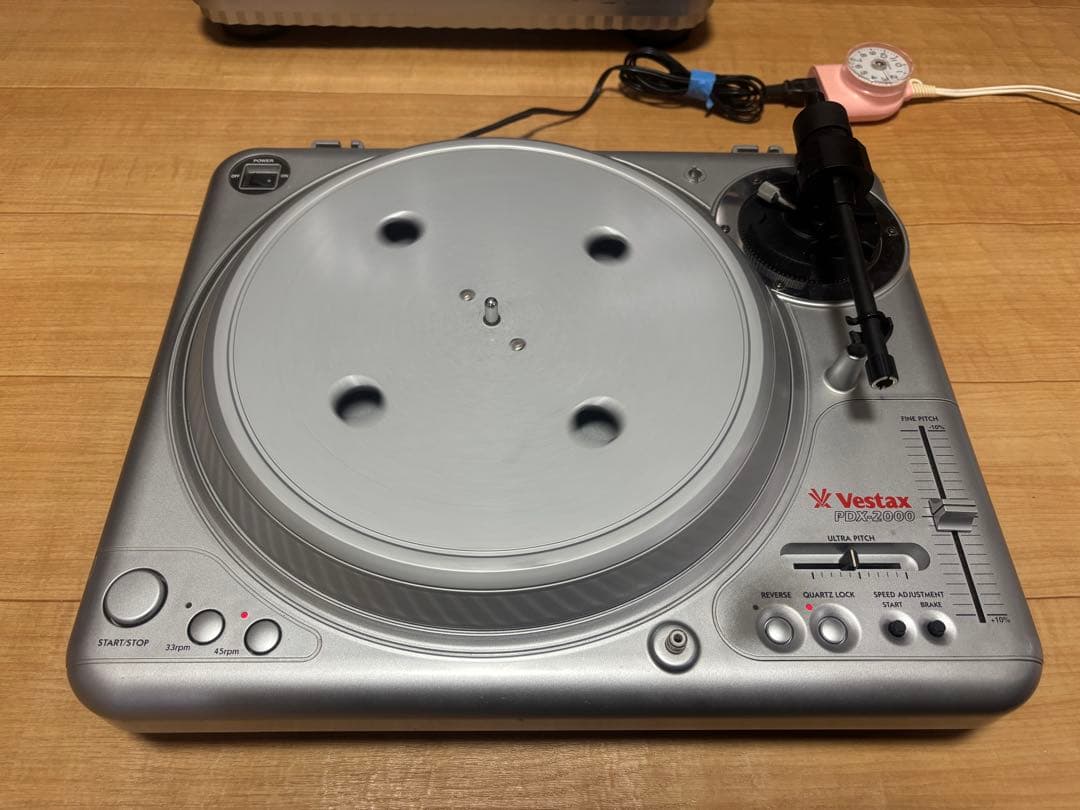 Vestax PDX-2000 1台+ジャンク1台+ダストカバー
