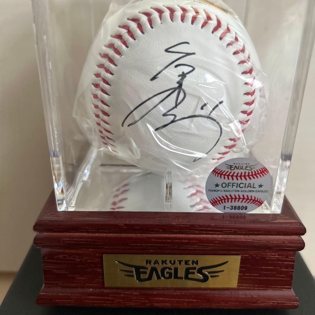 楽天イーグルス 岸選手 サインボール ケース付き