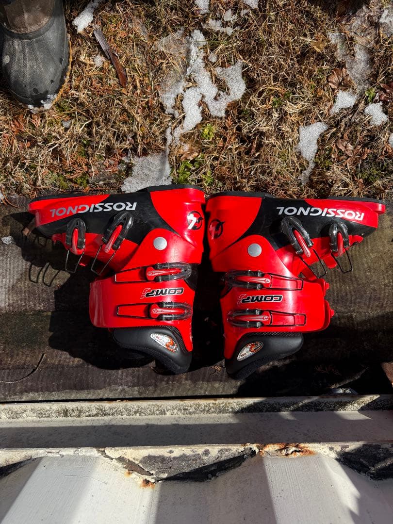 ジュニア用スキーセット　スキー140cm ブーツ23.5cm ストック