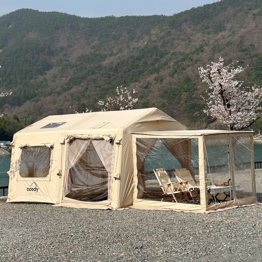 coody メッシュ窓付きテント roomy(ルーミィー) エアーテント