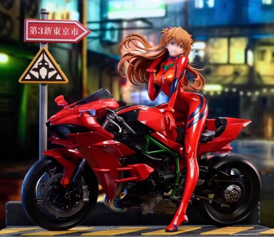 新世紀エヴァンゲリオン　明日香　バイク　ガレージキット　フィギュア未開封