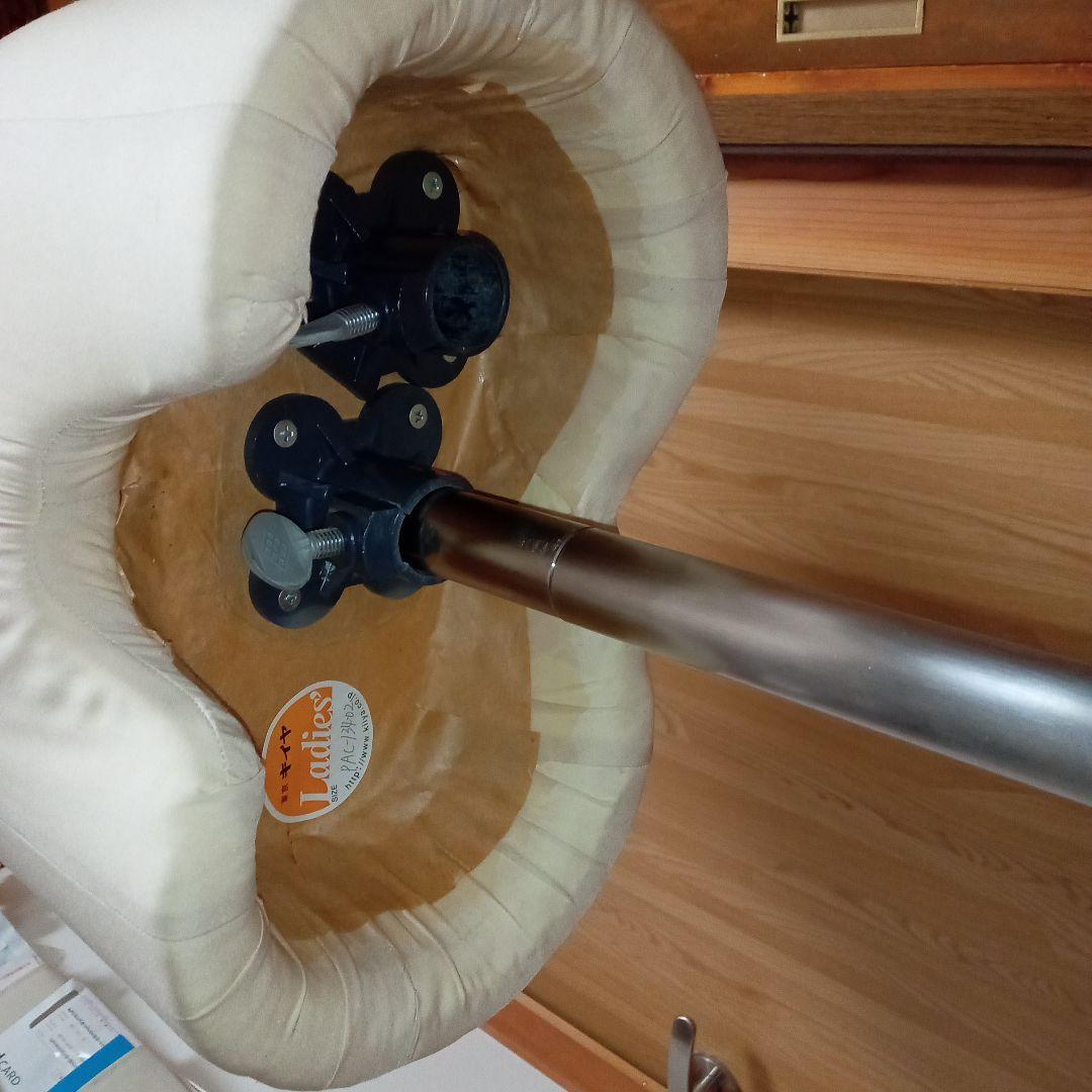 ホワイト マネキン 布製 金属スタンド❺