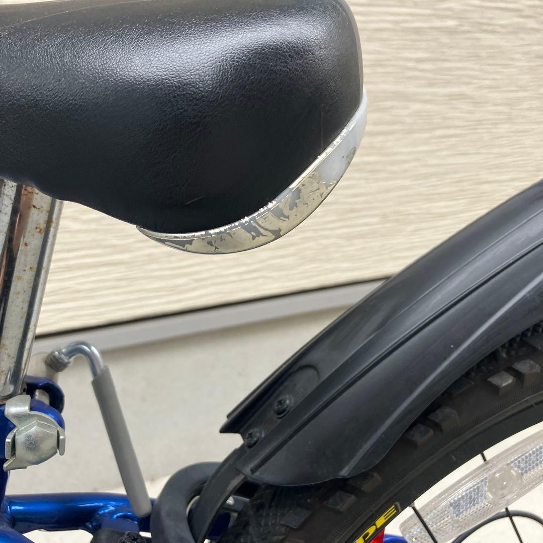 サイクルベースあさひ　20インチ 子供用自転車 青 前カゴ付き