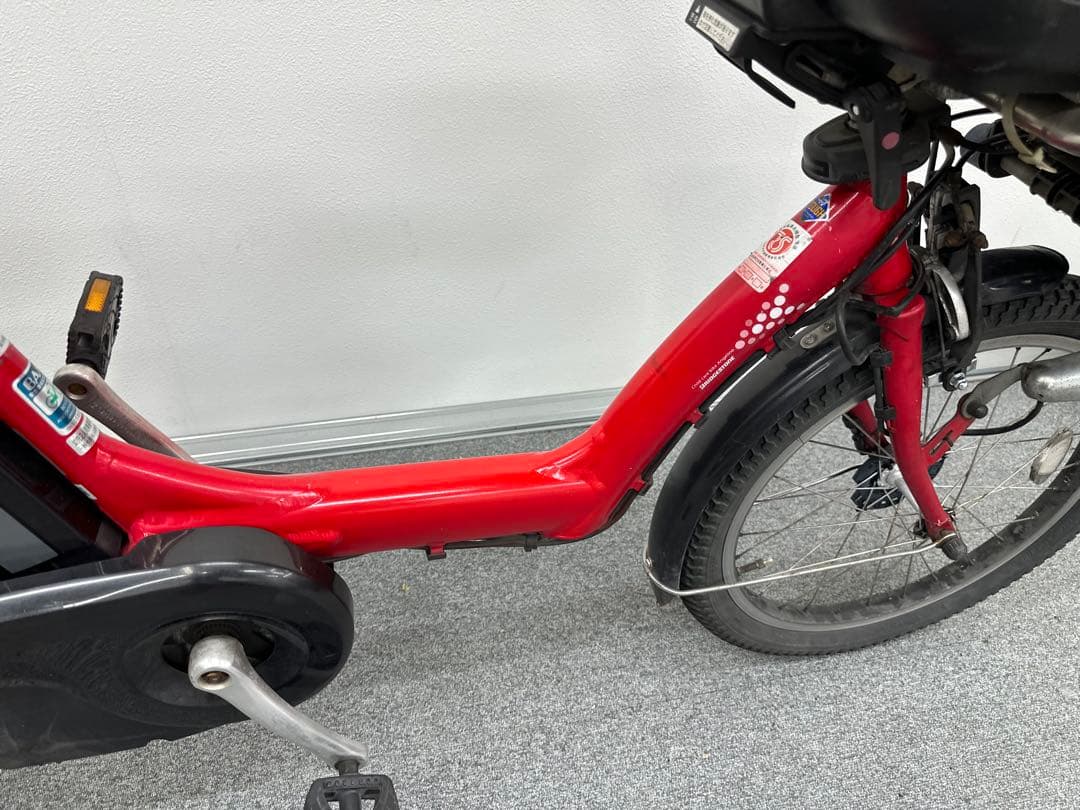 3人乗り対応電動自転車　ブリヂストンアンジェリーノ チャイルドシート付き　お得