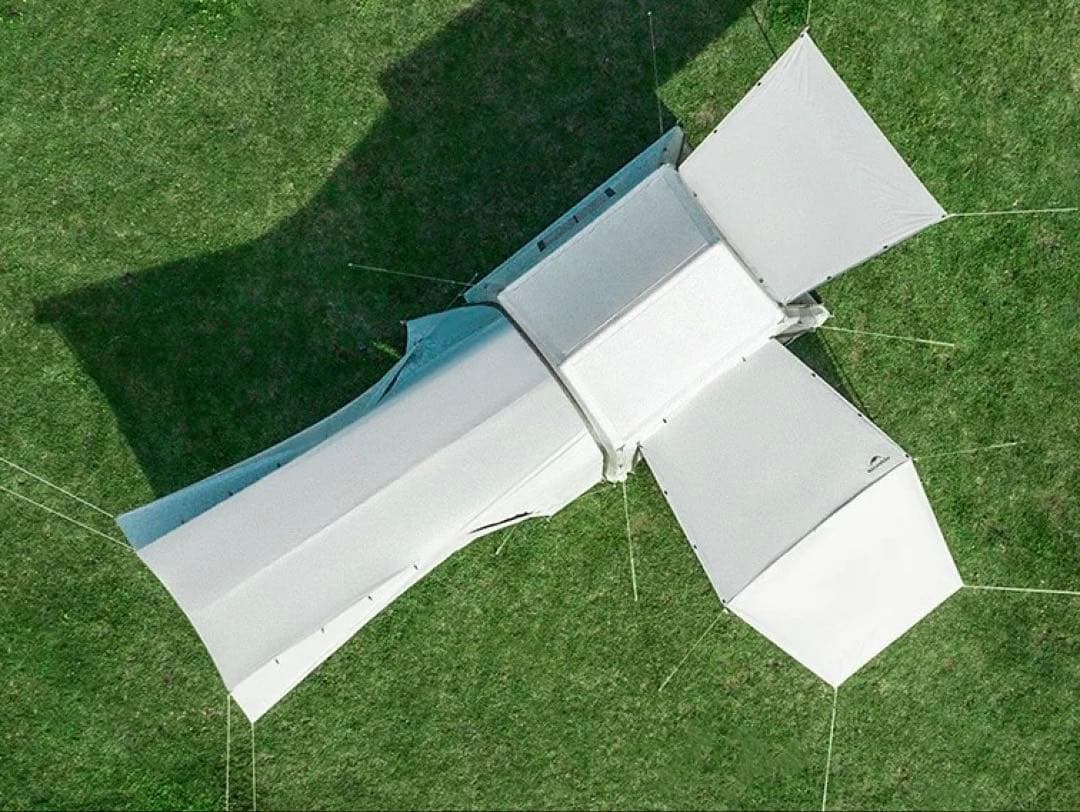 Naturehike 車一体型防水キャンプテント ベージュ(設営簡単 超美品)