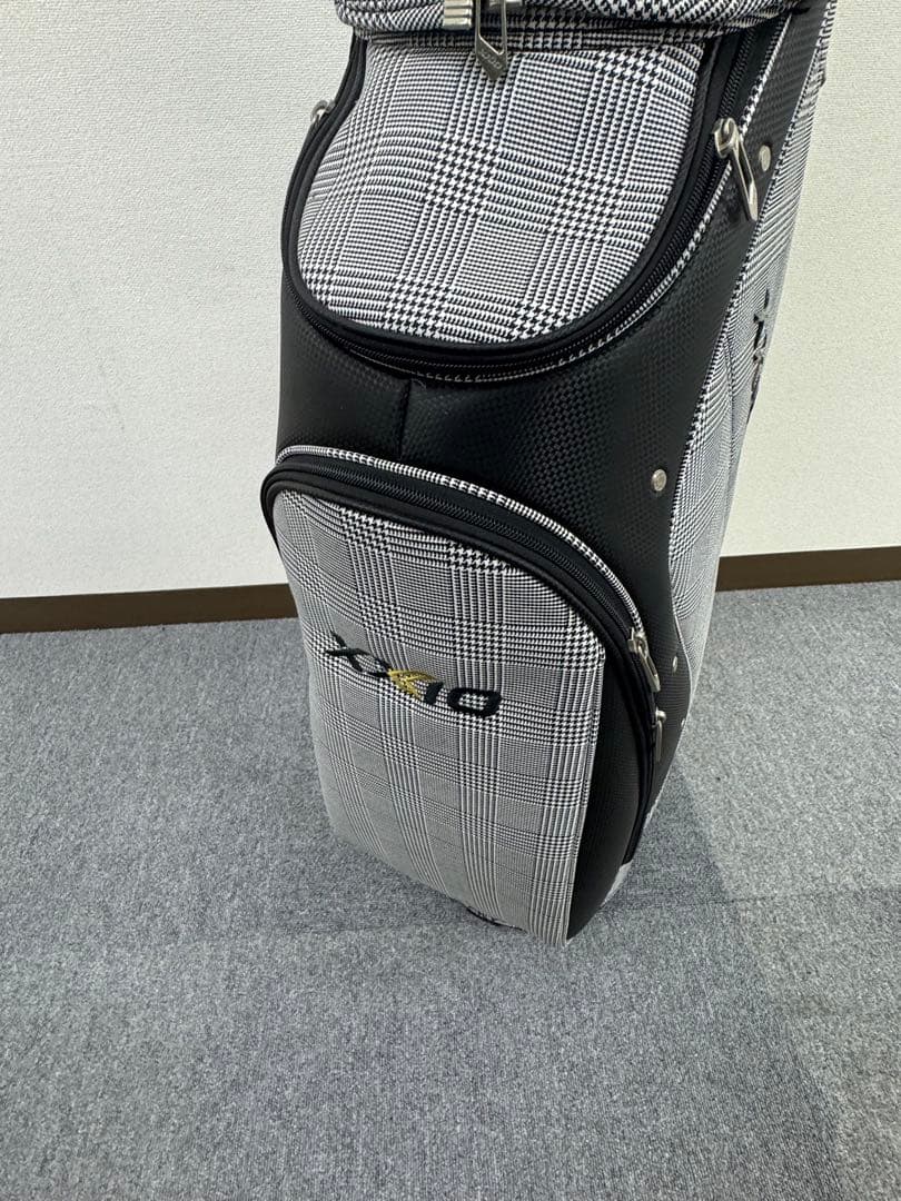 XXIOキャディバッグ チェック柄