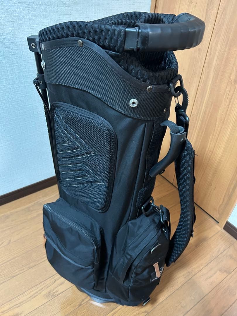 GREGORY ゴルフバッグ 黒 スタンド付き