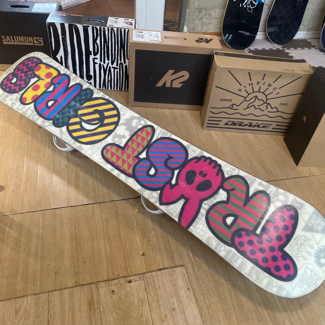 デスレーベル×HEAD　グラトリ◎トラストガール　バイン付スノーボードセット