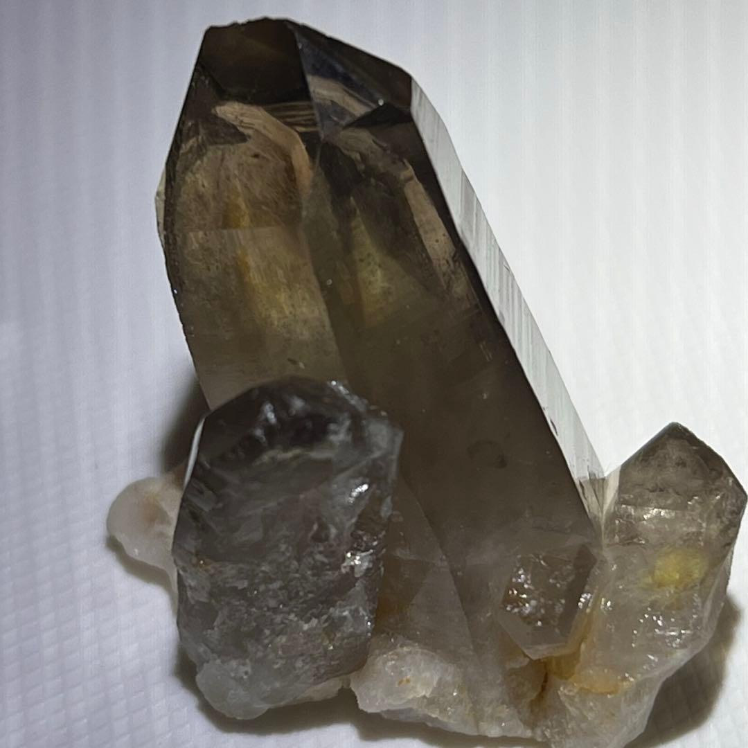 パキスタン産　スモーキークォーツ原石クラスター　天然石黒水晶　6点セット