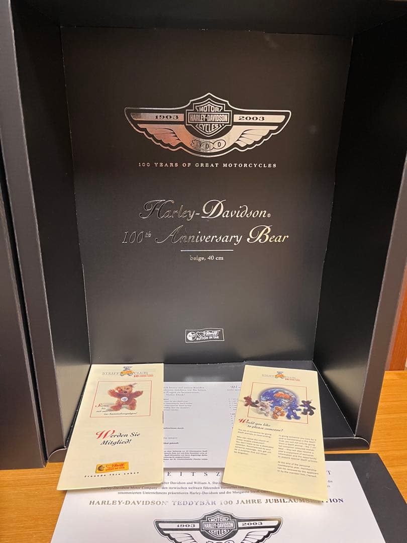 ぬいぐるみ Harley-Davidson Anniversary Bear 2003