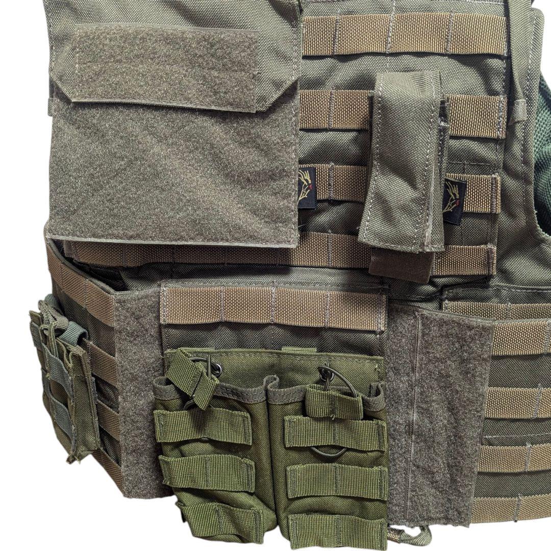 【希少品】FLLYE CORDURA タクティカルベスト ダミープレート付き