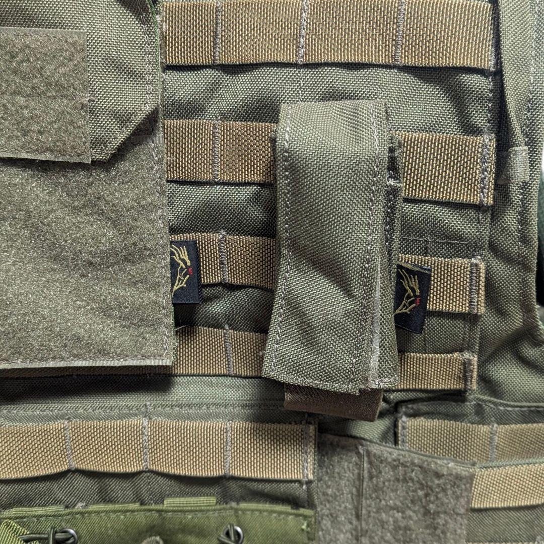 【希少品】FLLYE CORDURA タクティカルベスト ダミープレート付き