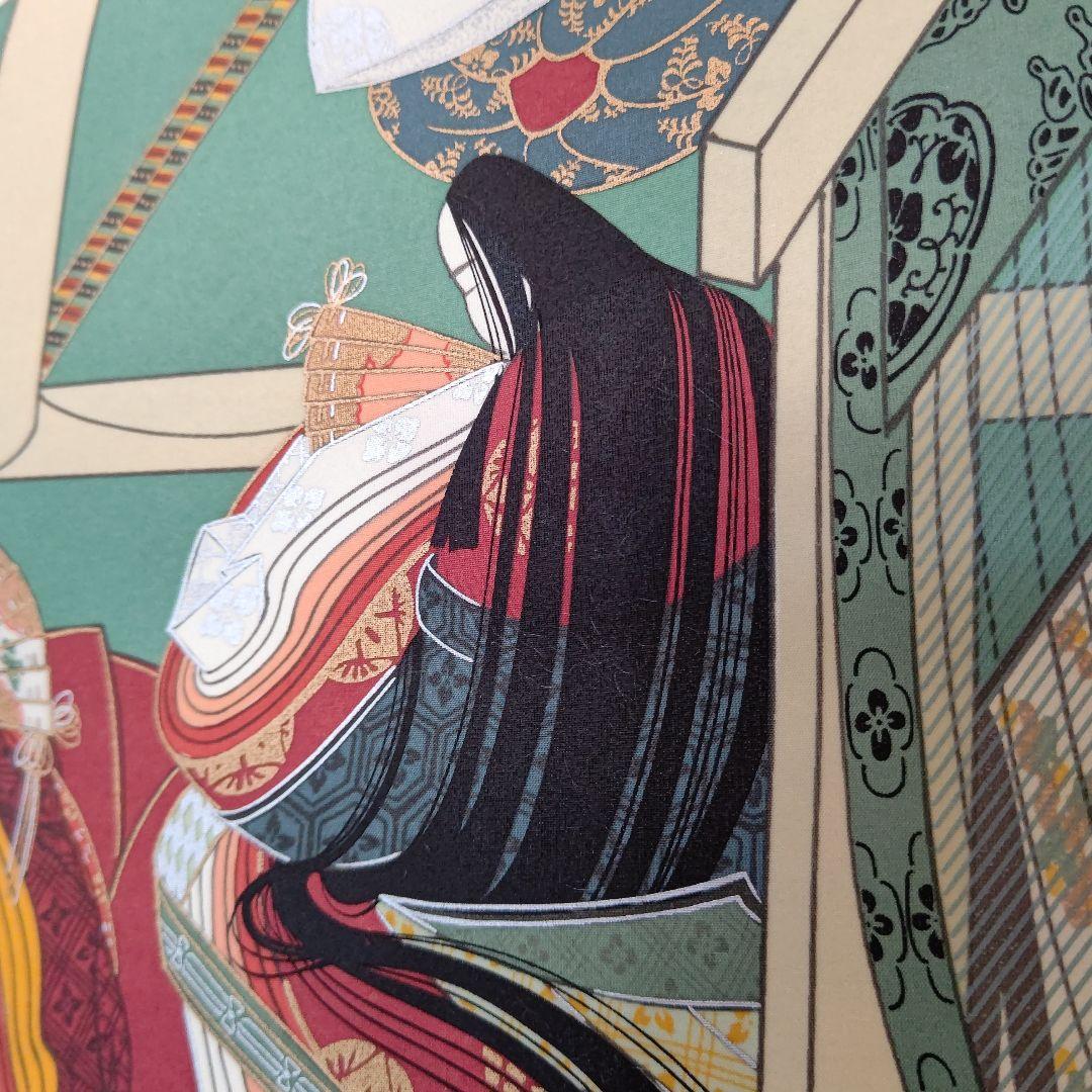 国宝  源氏物語絵巻 写 『柏木』『竹河』 掛軸