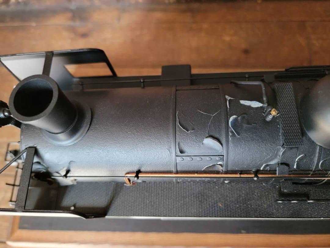 ポニョ蒸気機関車 C571型 車輪駆動 ライト点灯 アンティーク