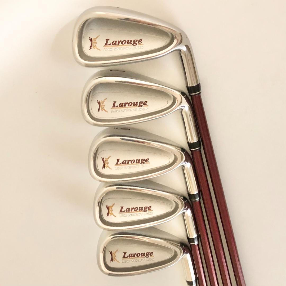 キャディバッグ付き ラルージュ Larouge レディース ゴルフ 9本
