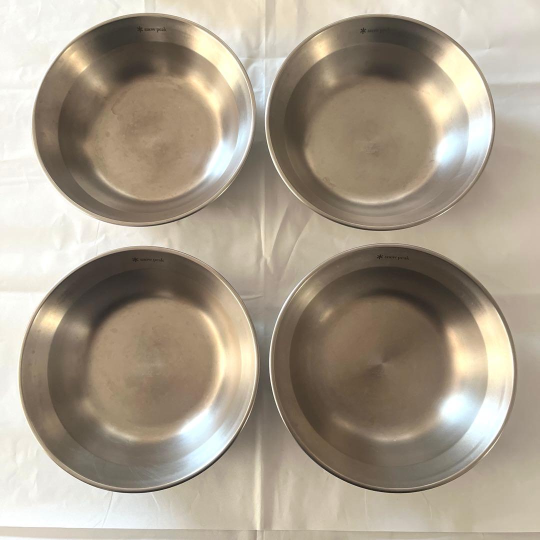 スノーピーク　テーブルウェアセット L 16枚　とクッカー4点セット　皿