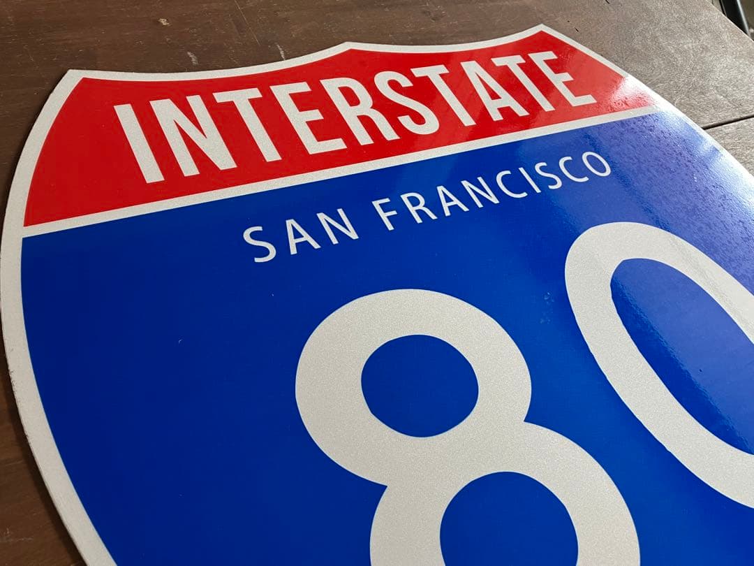 道路標識◆道路看板◆トラフィックサイン◆ロードサイン◆アメリカ◆USA◆80