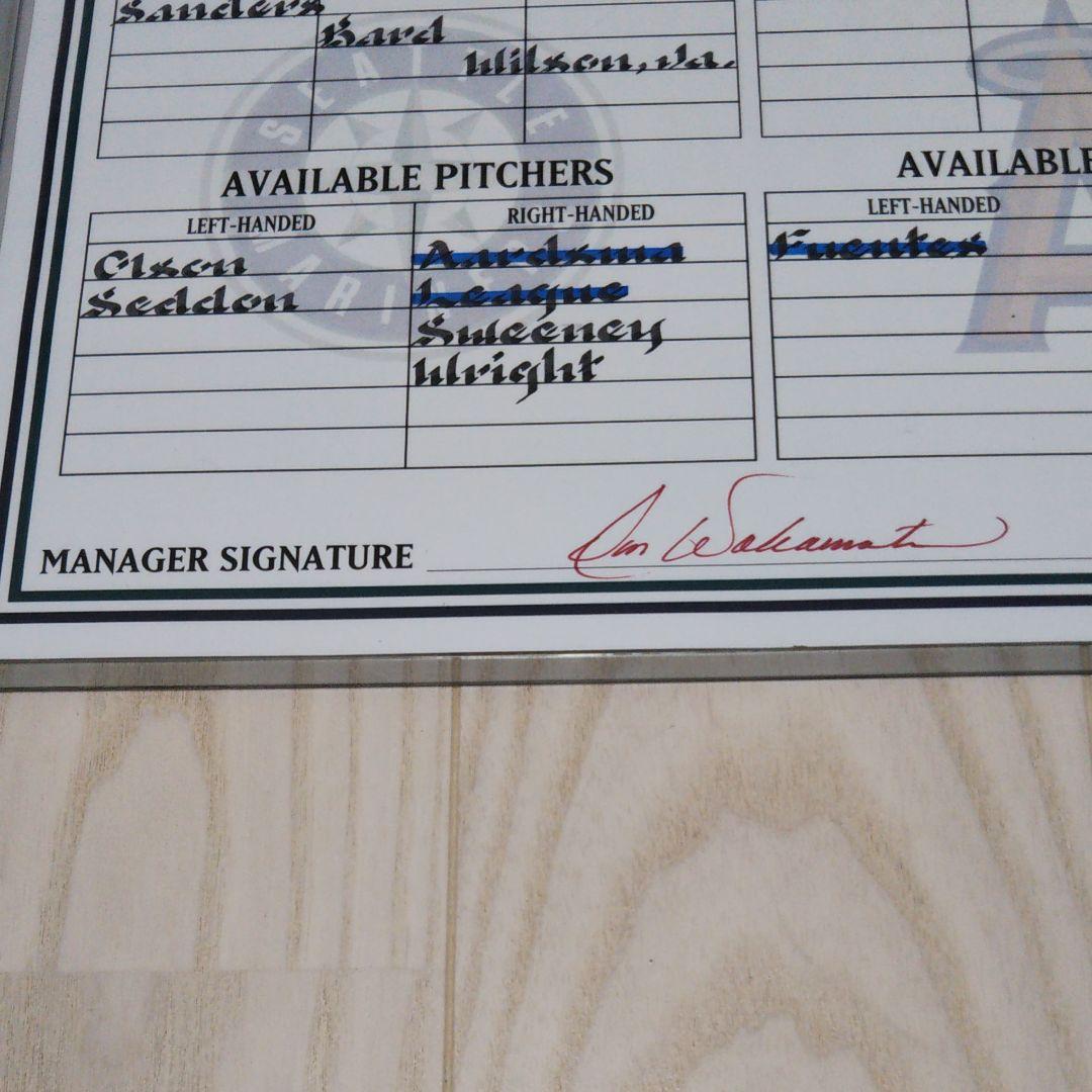 セール【激レア】イチローVS松井 2010年 実使用ラインナップカード