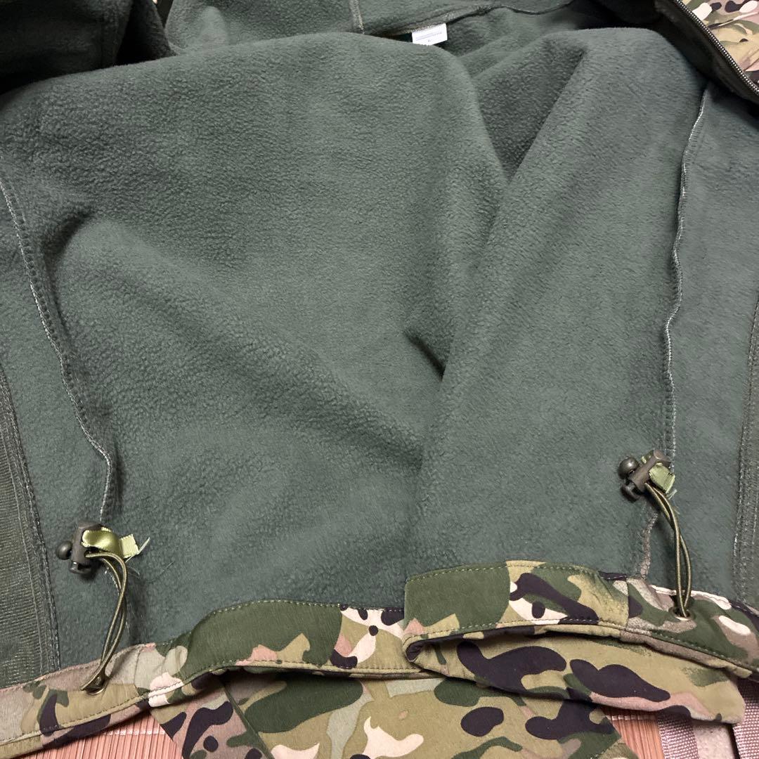 お買得未使用ロシア軍北朝鮮軍仕様マルチカム防寒外被表地防風撥水素材裏地総フリース