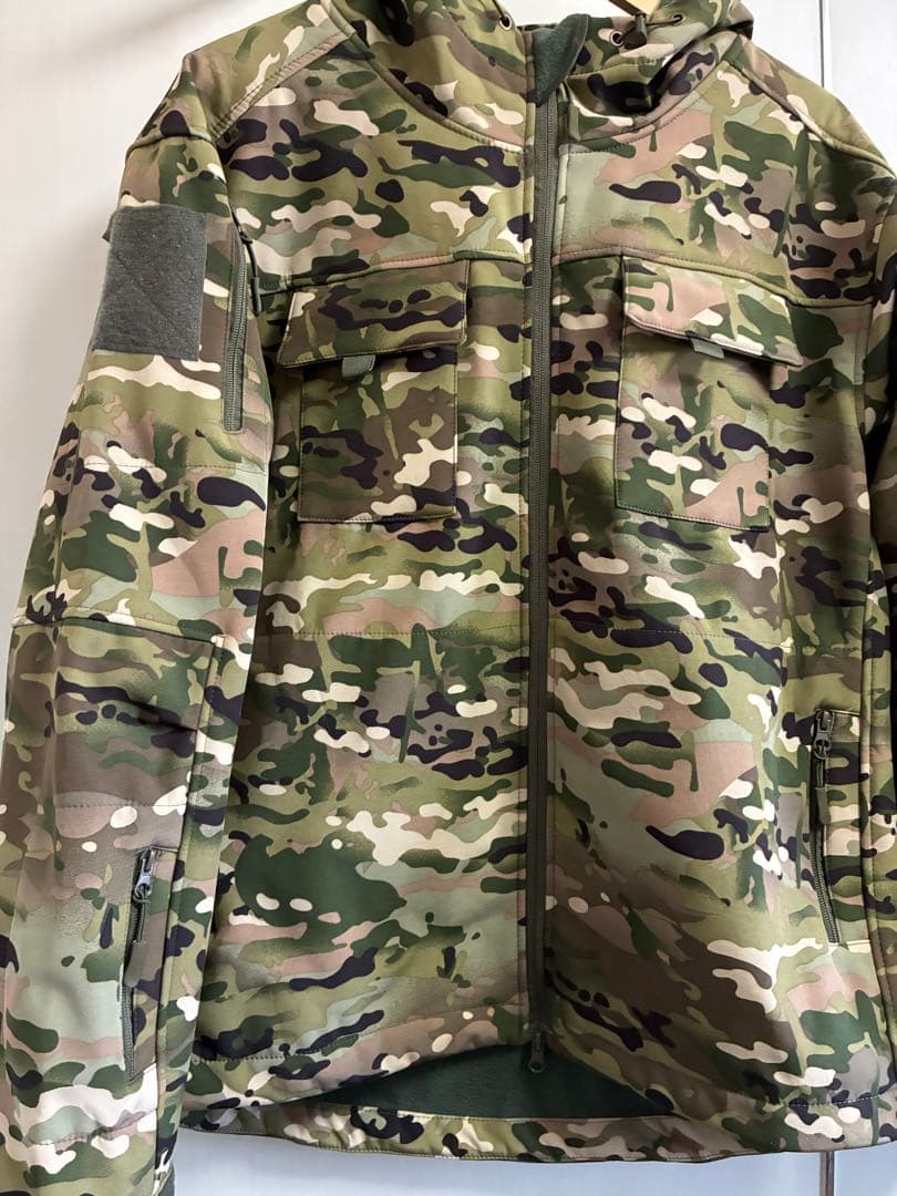 お買得未使用ロシア軍北朝鮮軍仕様マルチカム防寒外被表地防風撥水素材裏地総フリース