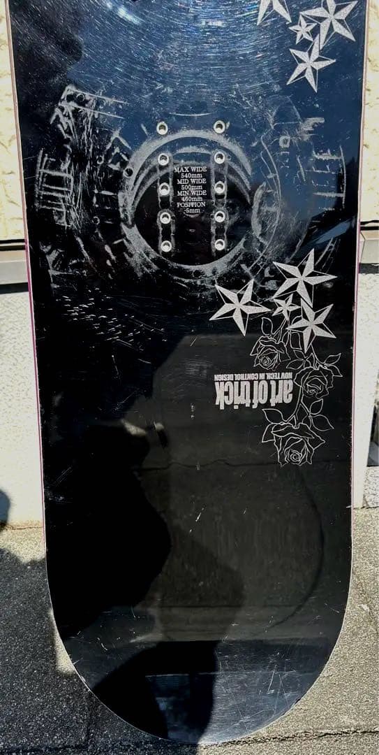 スノーボード板　November art of trick 150cm