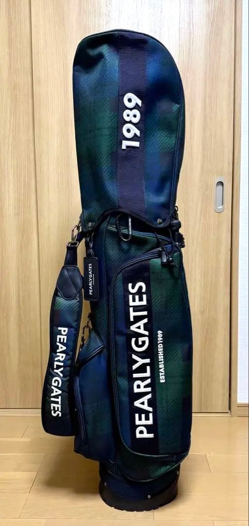 PEARLY GATES キャディバッグ ブラックウォッチ 2023年モデル