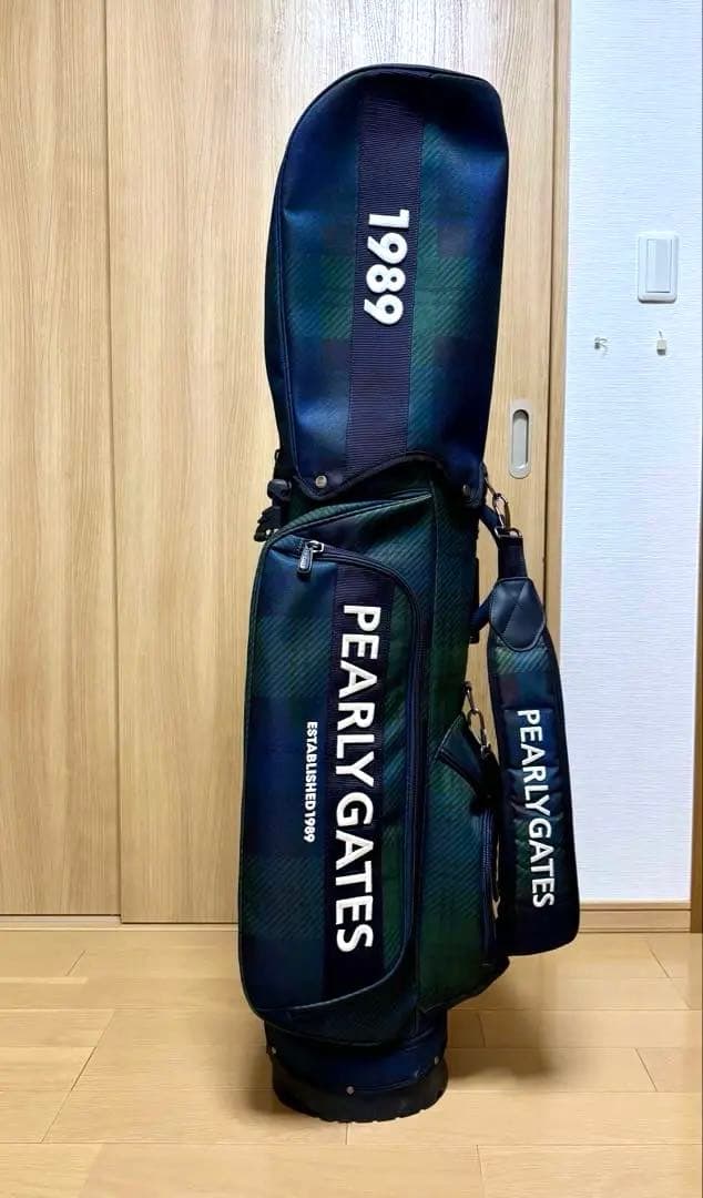 PEARLY GATES キャディバッグ ブラックウォッチ 2023年モデル