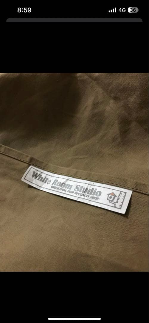 december アウトドア オーダータープ　パラフィン帆布　ディッセンバー